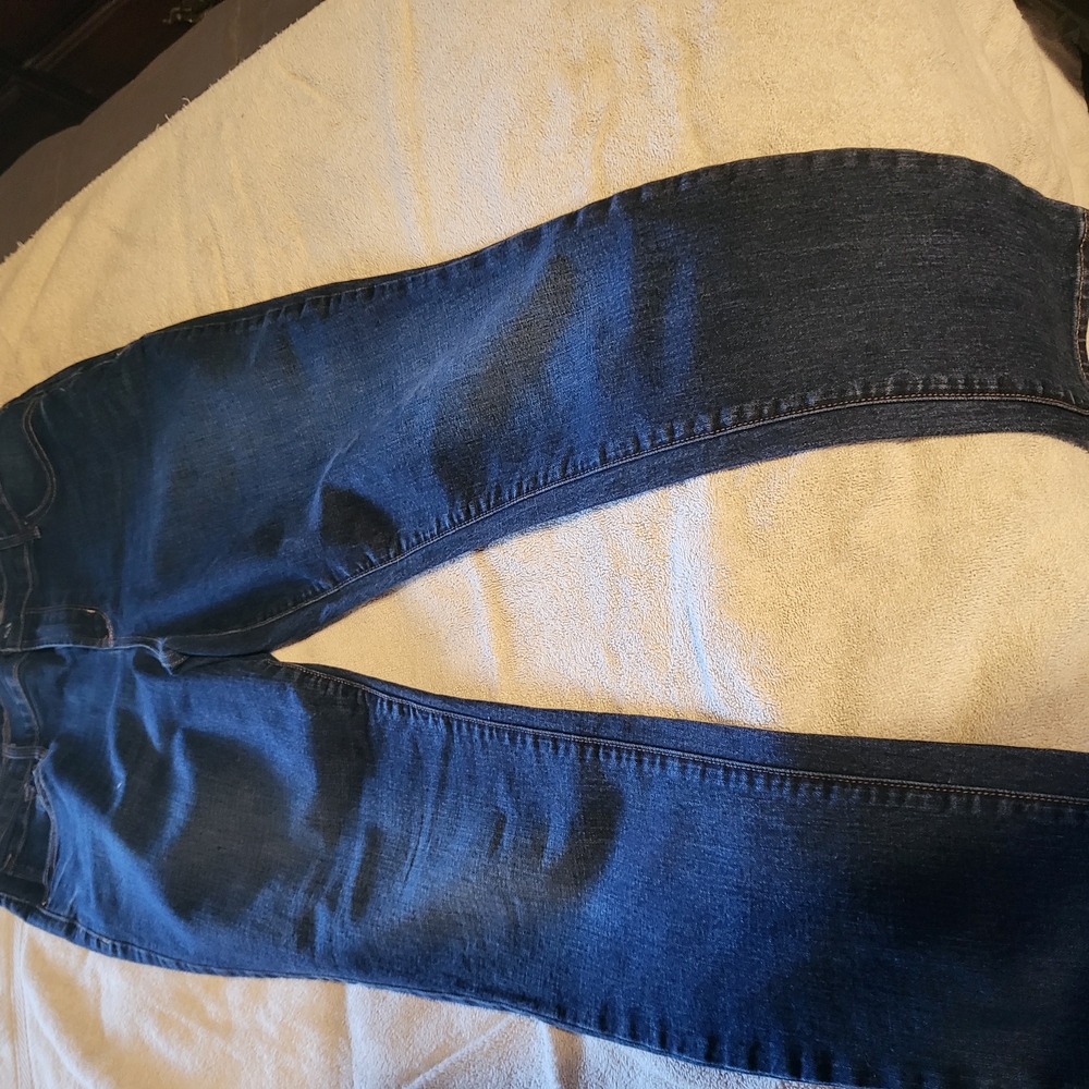 Old Navy Blue Straight Jeans Classic Denim